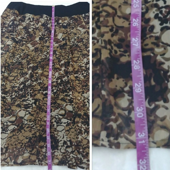 ➕ JM Collection 💜 Earthy Tone Skirt - Picture 2 of 4